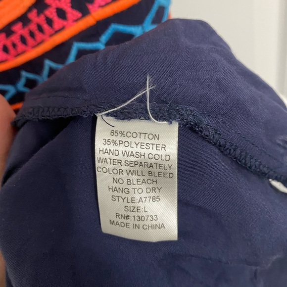 UMGEE Tribal Print Dress L - Picture 6 of 7